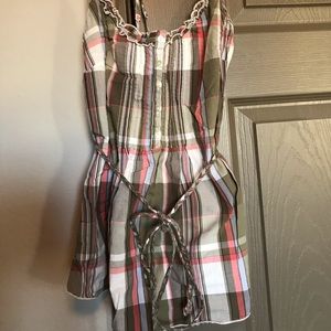 Aeropostale Plaid Tank Top